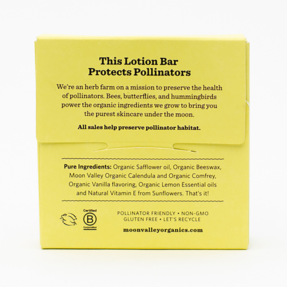 Moon Melt Lotion Bar Lemon Vanilla