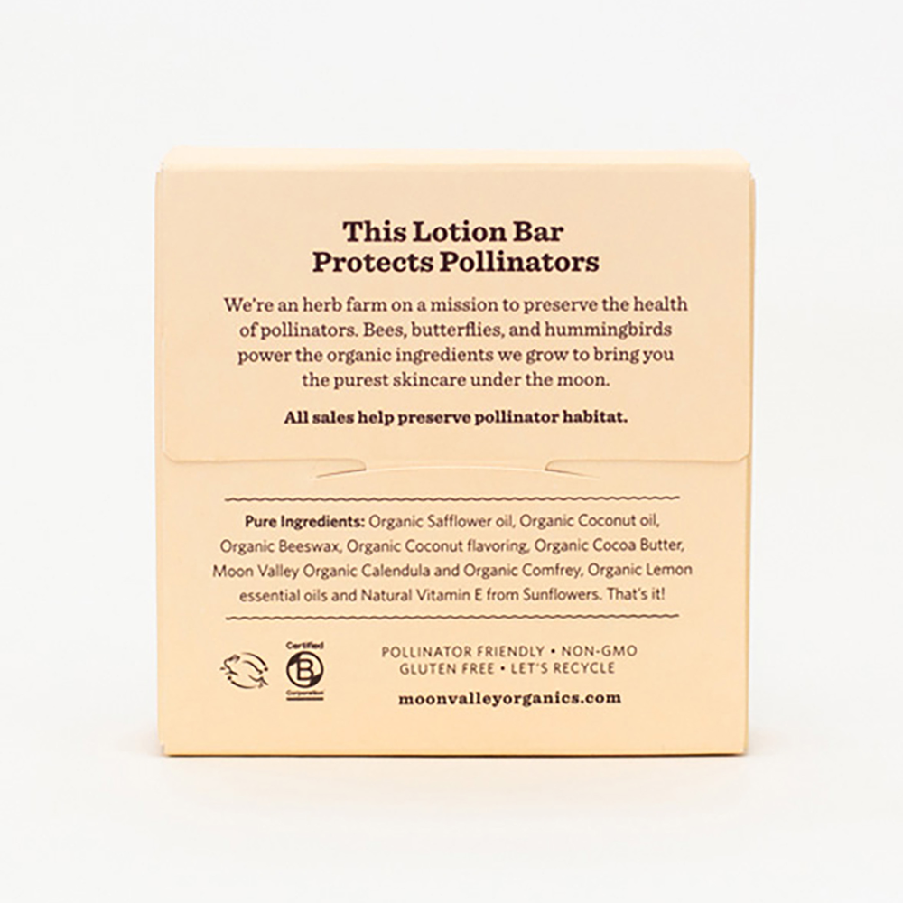 Moon Melt Lotion Bar Coconut Lemon