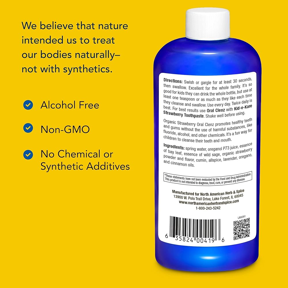 Strawberry Oral Cleanse 8oz