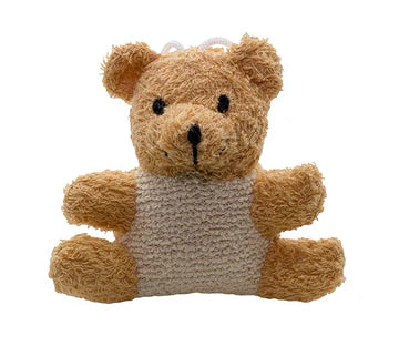 Bear Soft Cotton Bath Scrubby