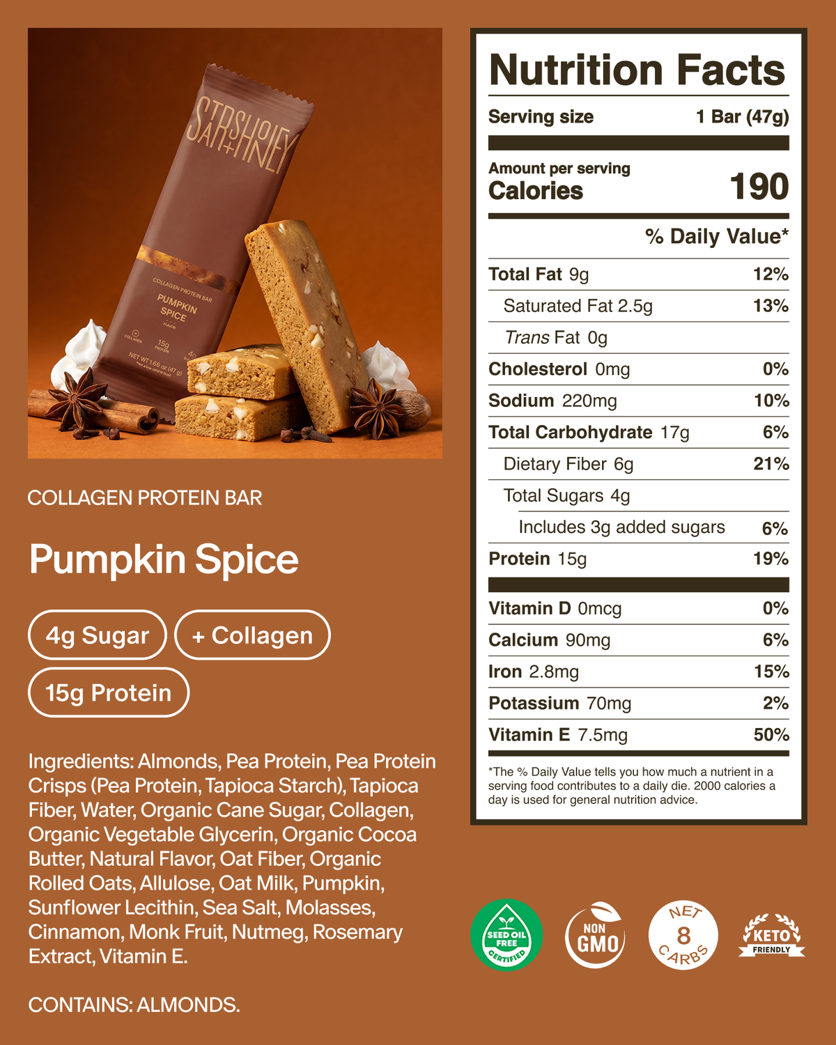 Pumpkin Spice Single Bar