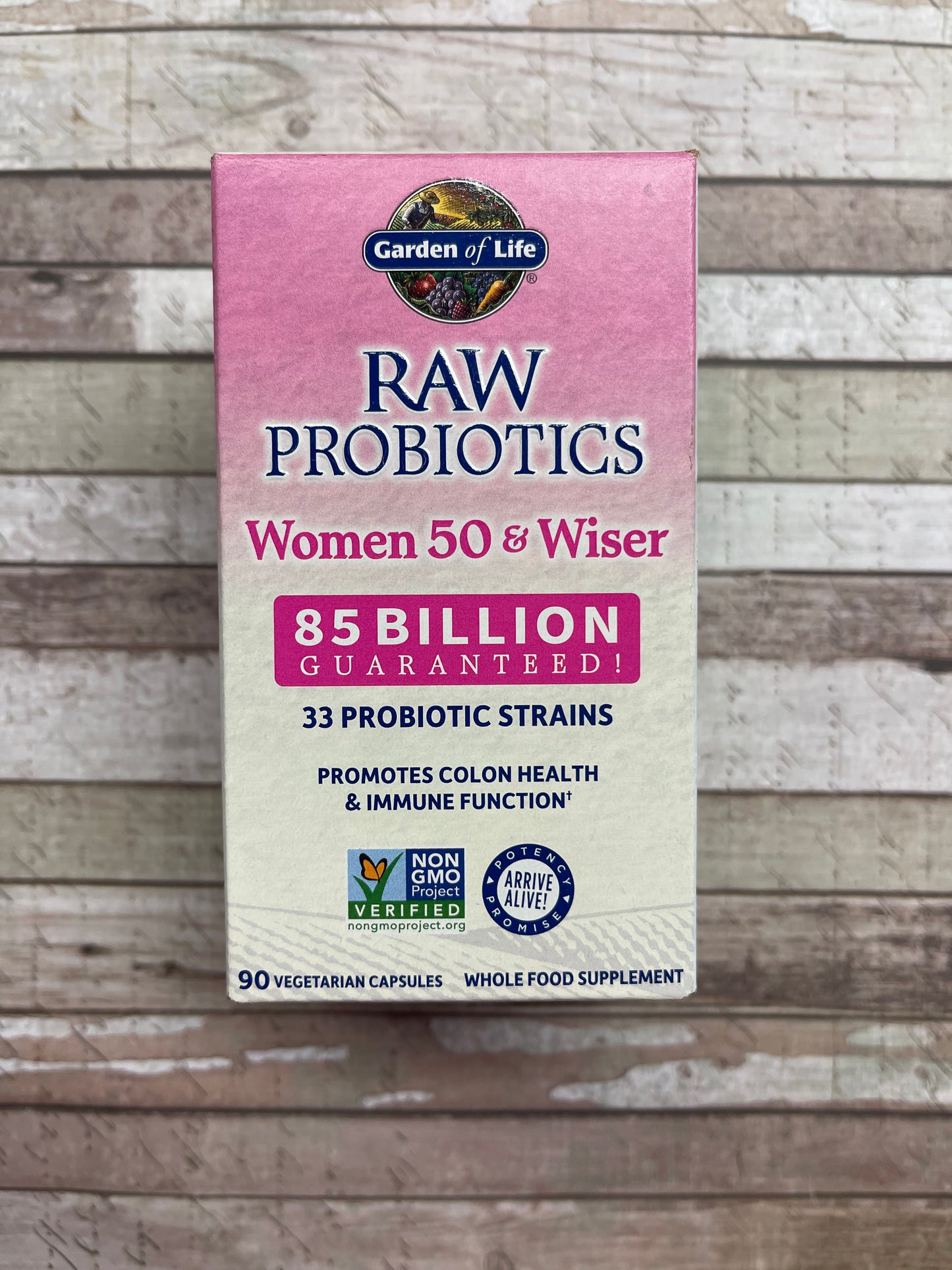 Raw Probiotics Women 50 & Wiser-90 caps