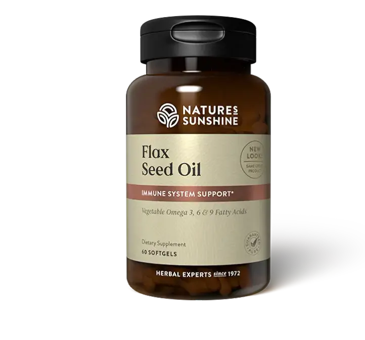 Flax Seed Oil w/lignans (60 softgel caps)