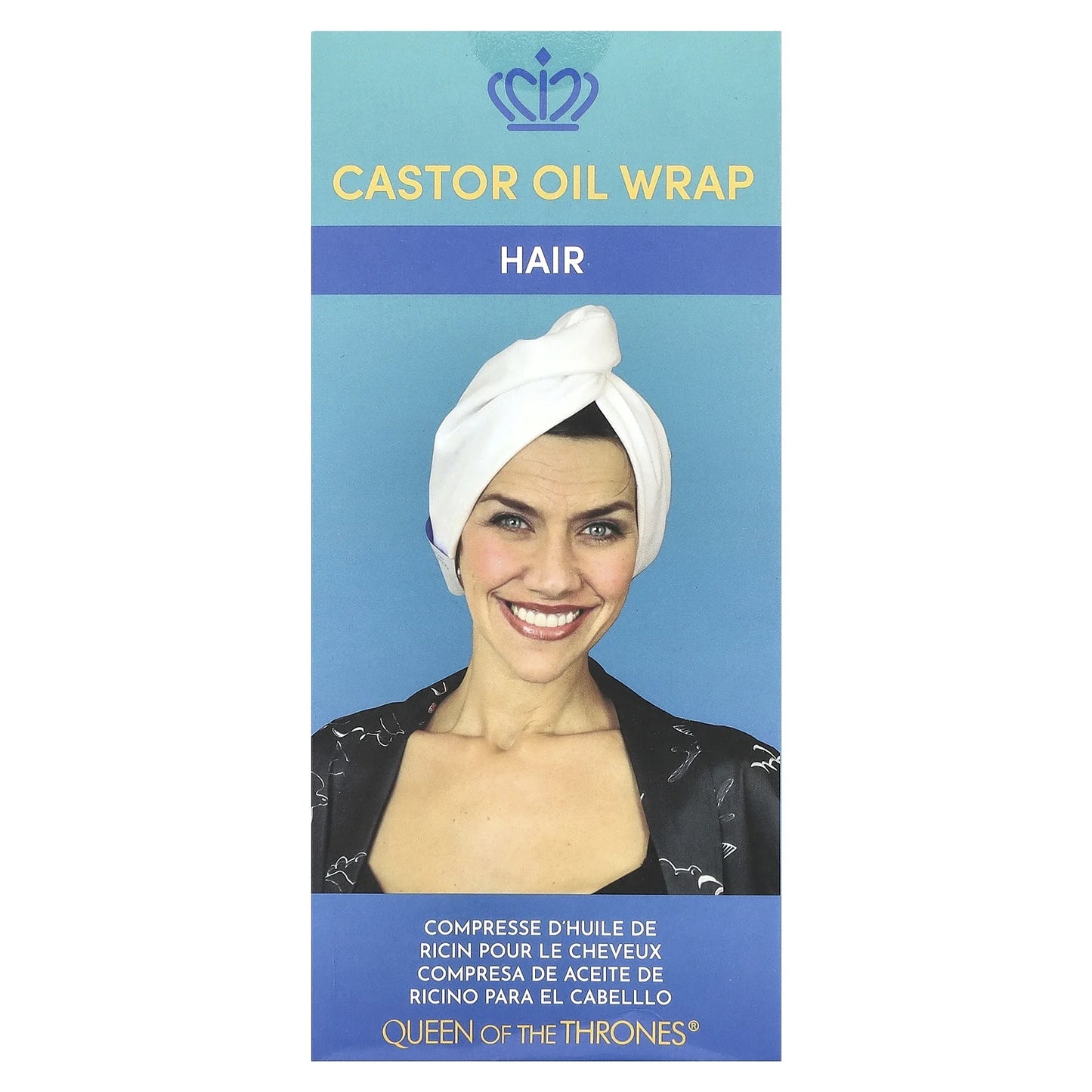 Castor Oil Hair Wrap
