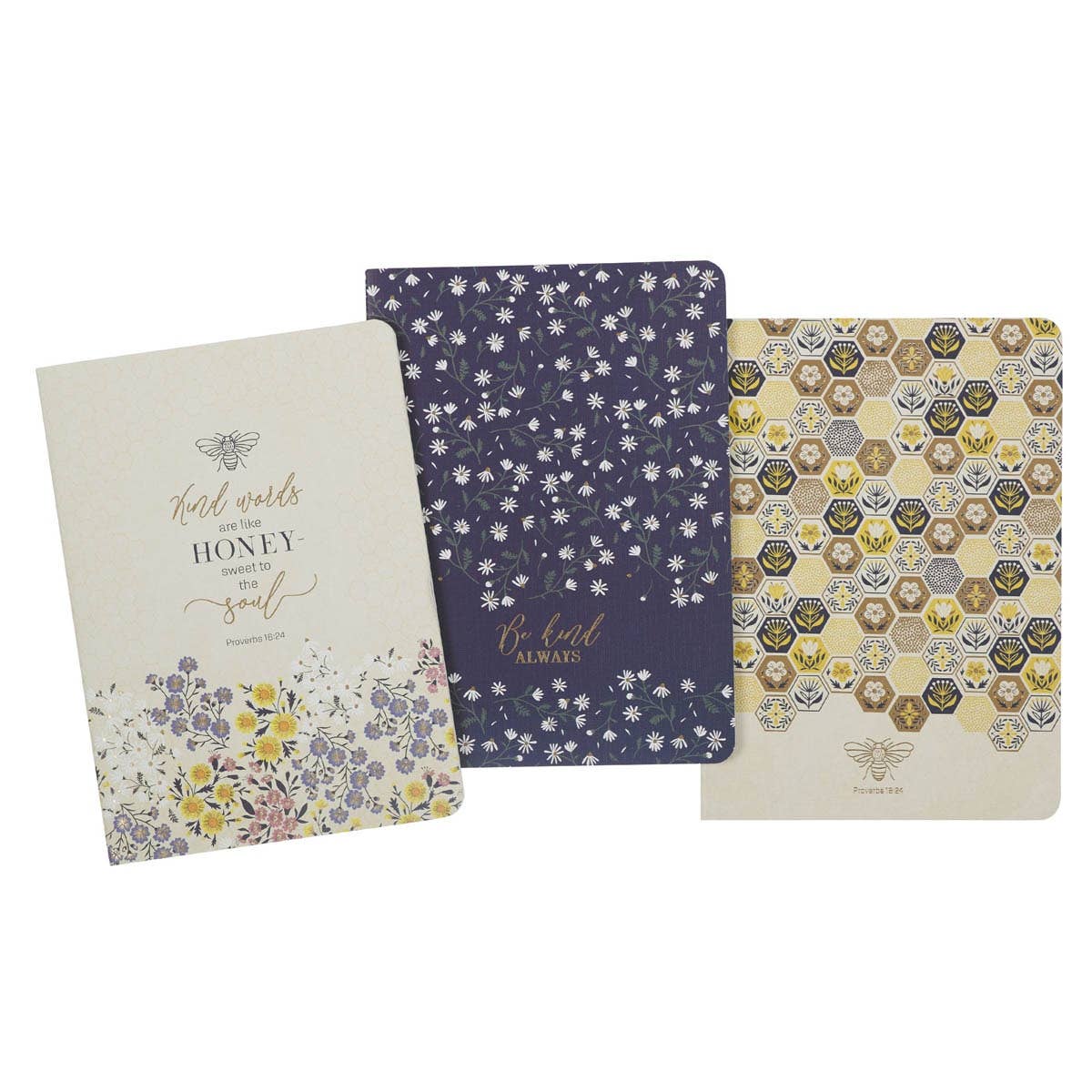 Notebook Set 3 pc Kind Words Prov. 16:24