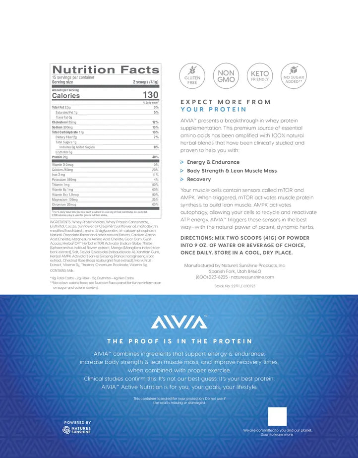Aivia Whey Protein Vanilla Bean