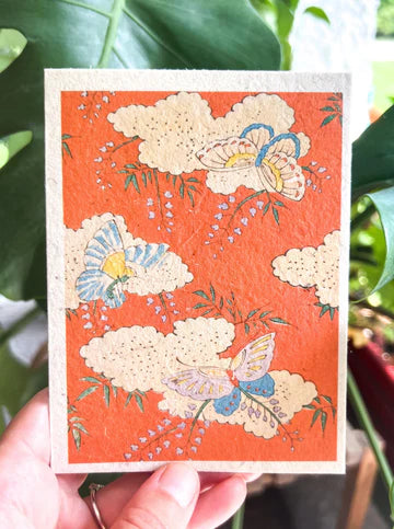 Wildflower Butterfly Card