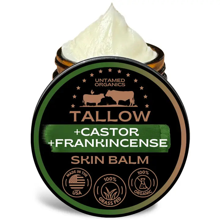 Grass-Fed Tallow + Castor + Frankincense