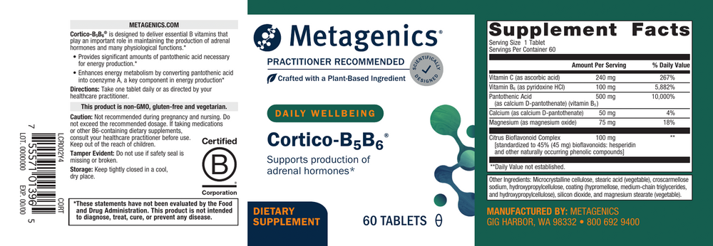 Cortico B5 B6