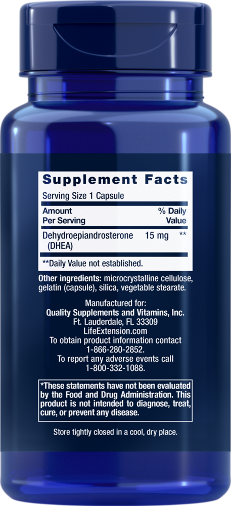 DHEA 15 MG Life Ext