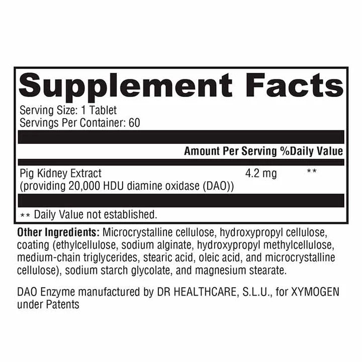 HistDAO 60 Tablets Xymogen