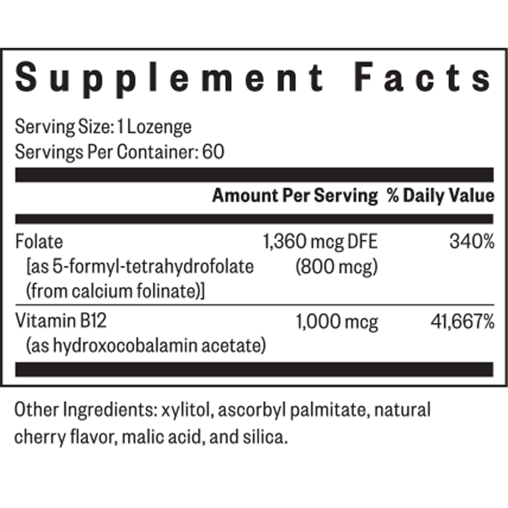 Hydroxo B12 with Folinic Acid SEEKING HEALTH