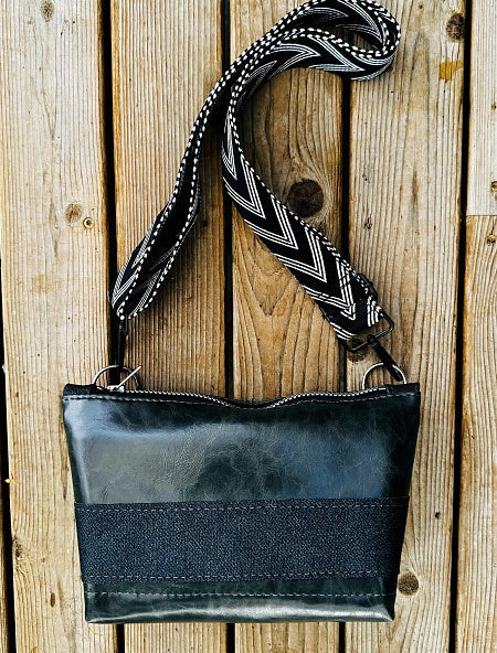 Black Tie Journey Crossbody purse