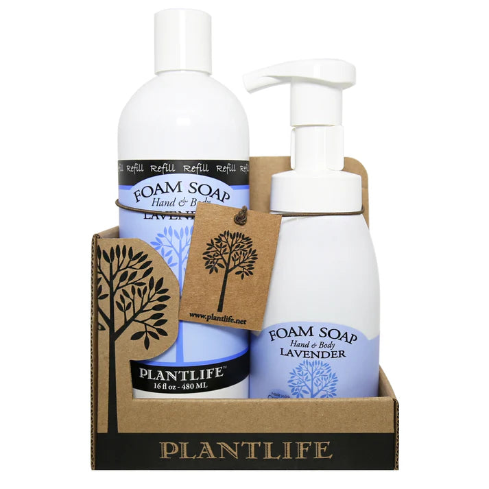 Lavender Foam Soap Hand & Body Value Set