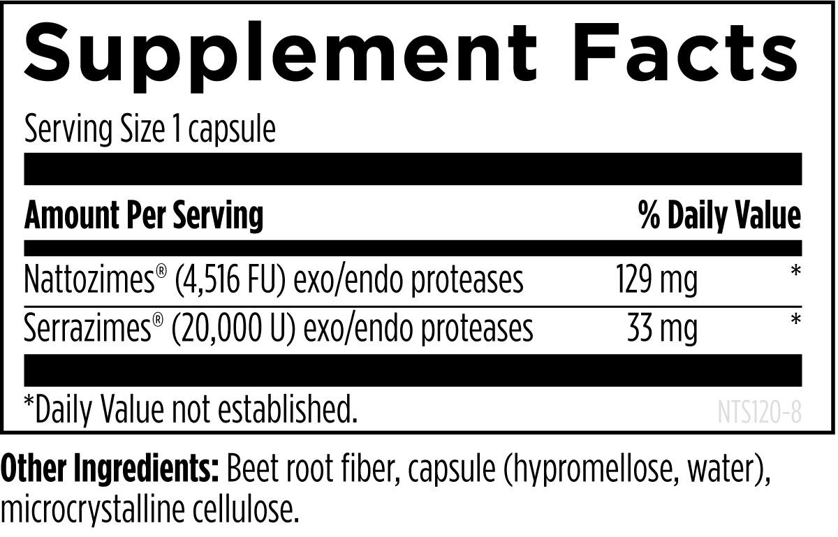 Natto-Serrazime DH-120 caps