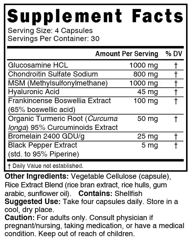 Glucosamine Chondroitin + NUTRI 3025 MG