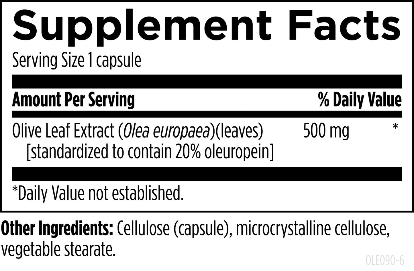Olive Leaf Extract-90 caps
