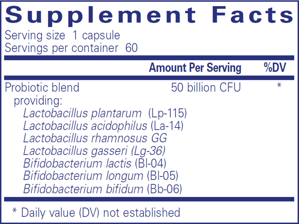 Probiotic 50B PURE ENCAPSULATIONS