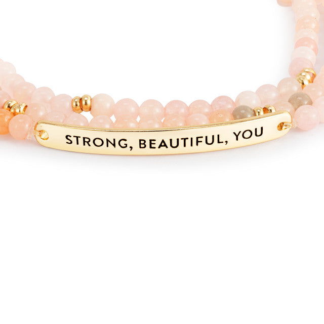 Strong Beautiful You - Wrap Bracelet/Necklace