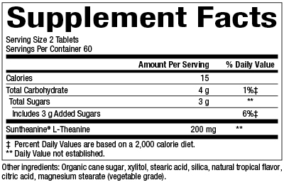 Suntheanine L-Theanine NATURAL FACTORS