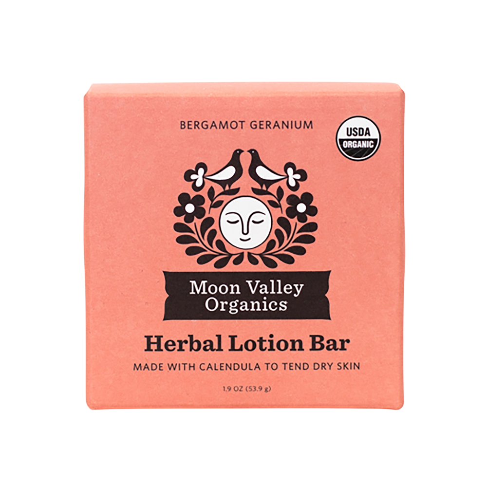 Moon Melt Lotion Bar Bergamot Geranium