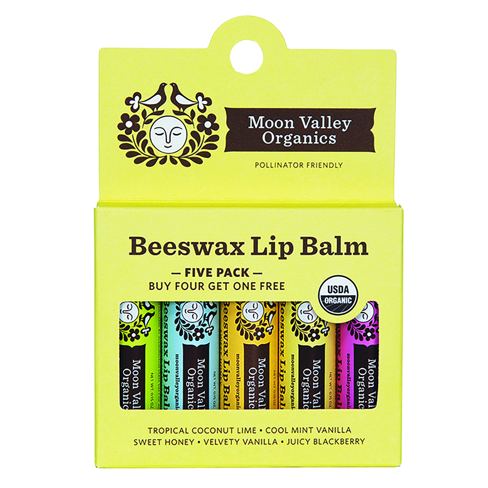 Beeswax Lip Balm 5 Pack