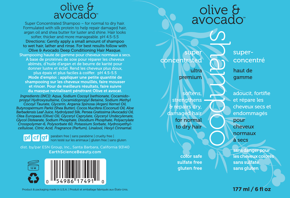 Olive & Avocado Hair Shampoo