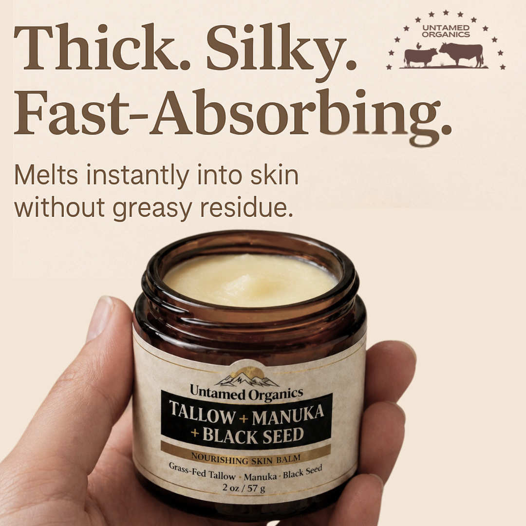 Tallow Manuka Honey & Black Seed Skin Balm - 2 oz