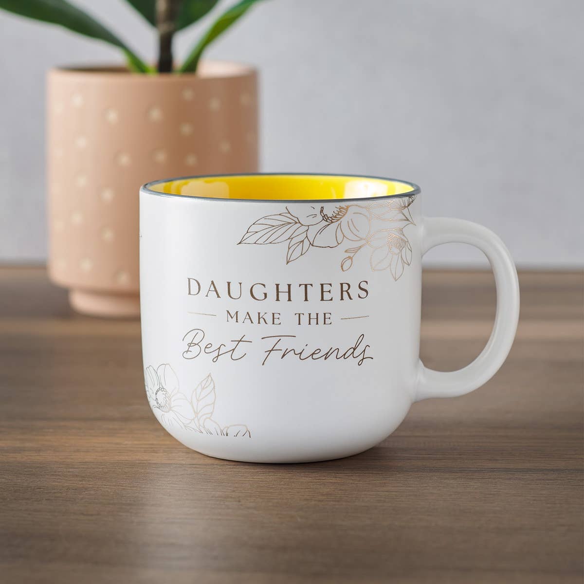 Mug Yellow Daughters Make Best Friends Prov. 3:15