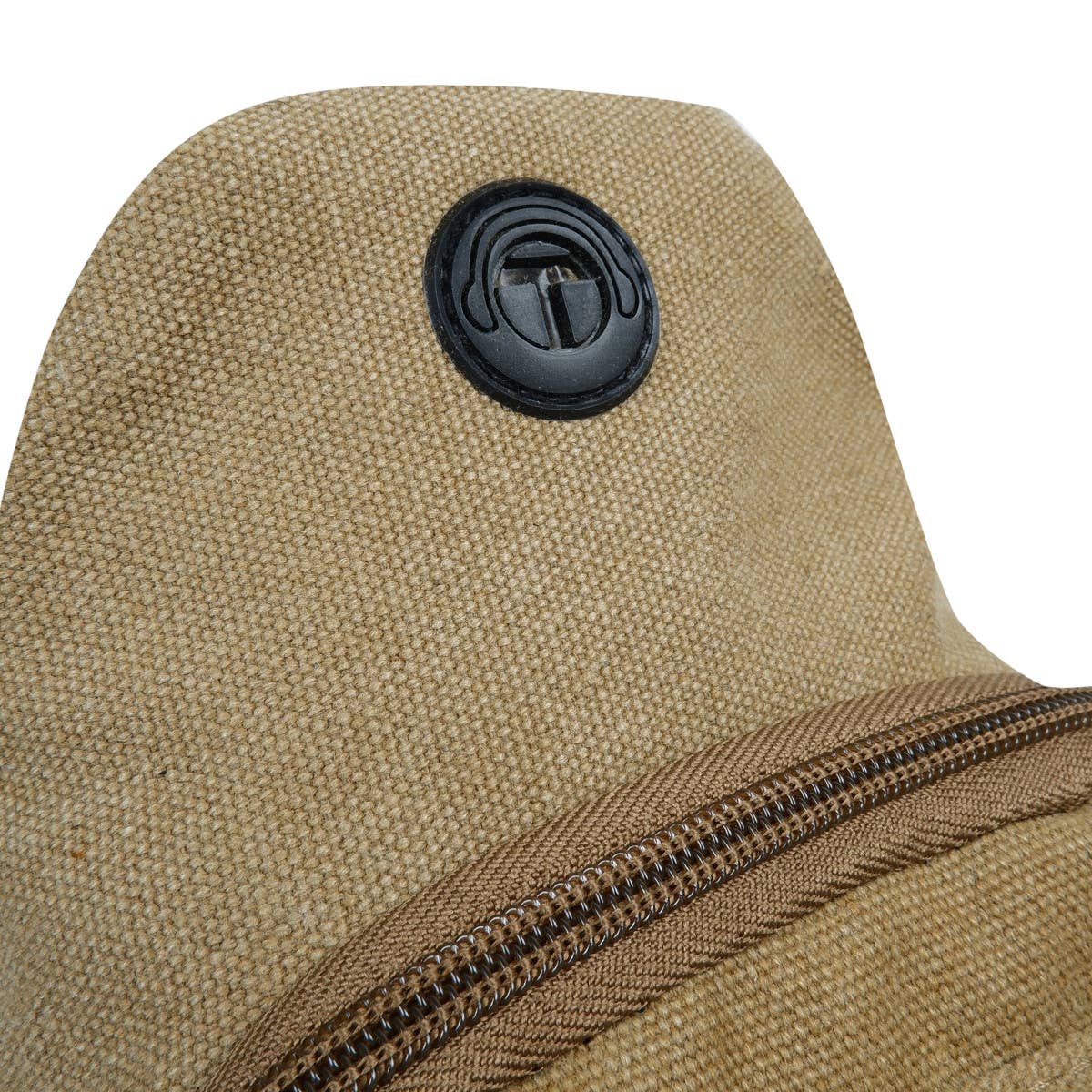 Navy Canvas Crossbody Sling Bag with Adjustable Strap