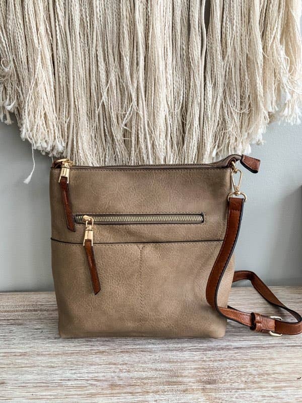 LQF038Z Fashion Crossbody Bag: Gold