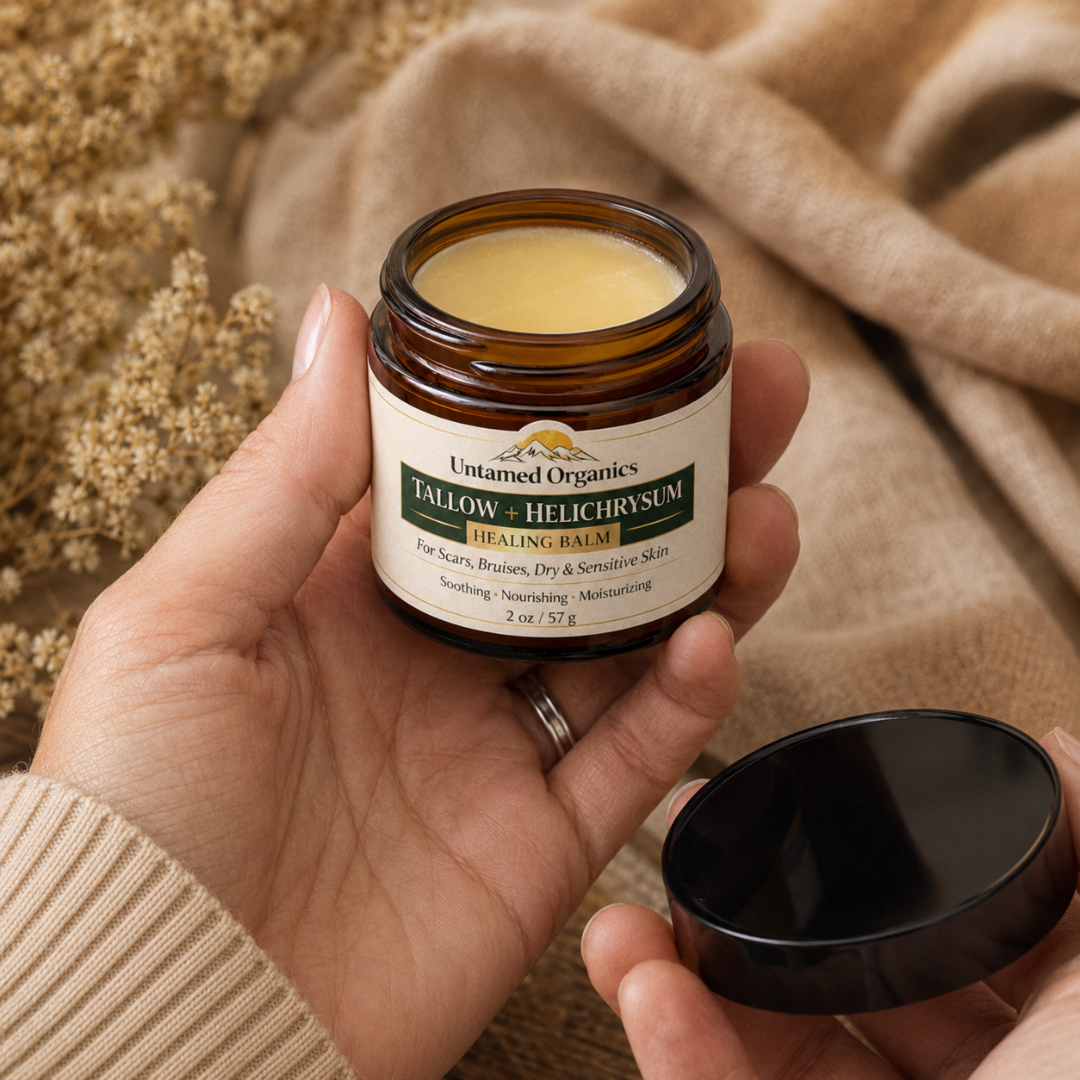 Tallow Helichrysum Restorative Skin Balm - 2 oz