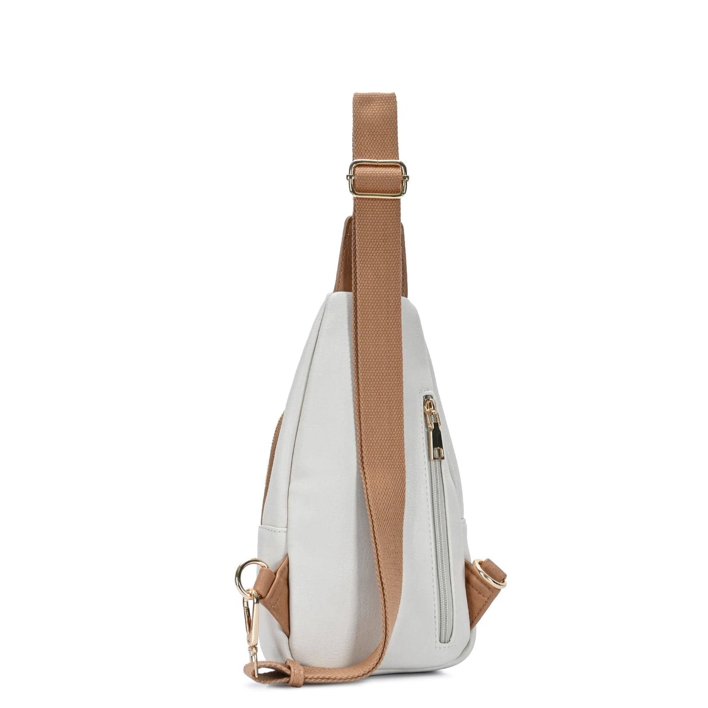 BGT5703 Tasha Multi Zip Compartment Sling Bag: Blue