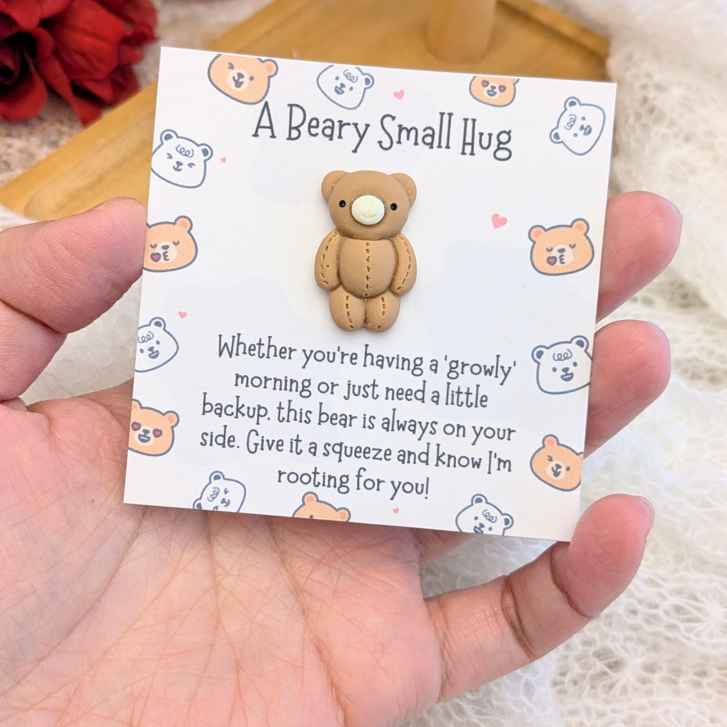 Emotional Support Pocket Hug Card All Occasion Keepsake