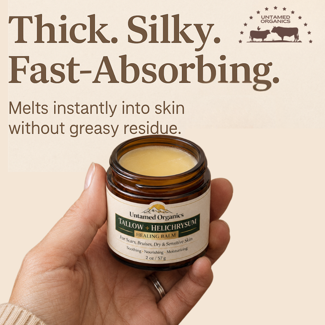 Tallow Helichrysum Restorative Skin Balm - 2 oz