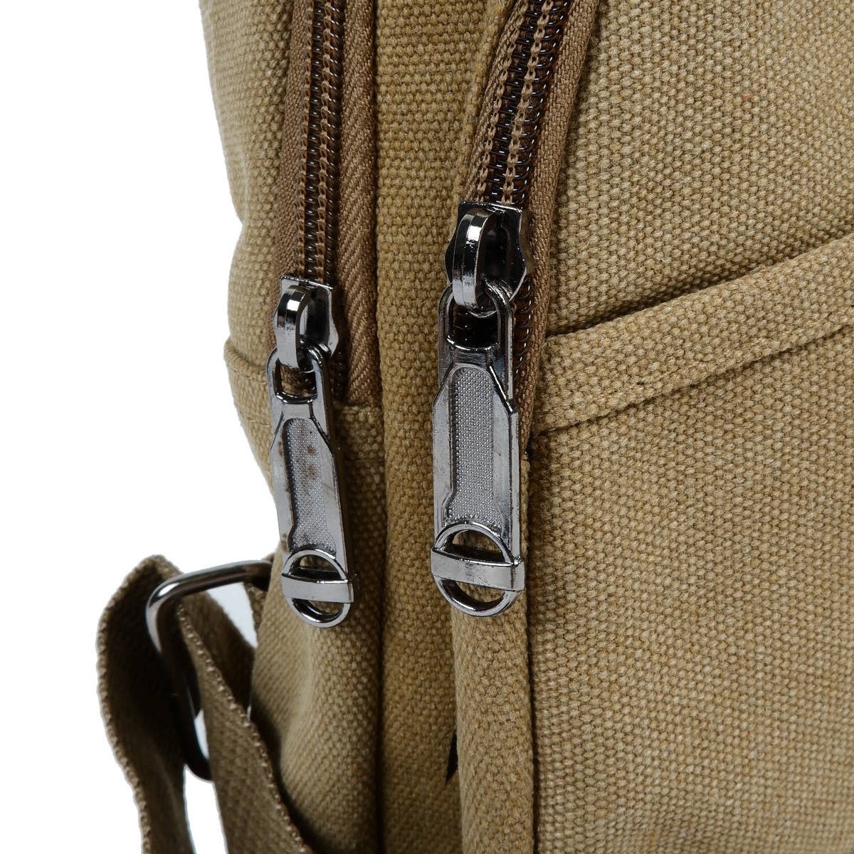 Canvas Crossbody Sling Bag with Adjustable Strap: TN