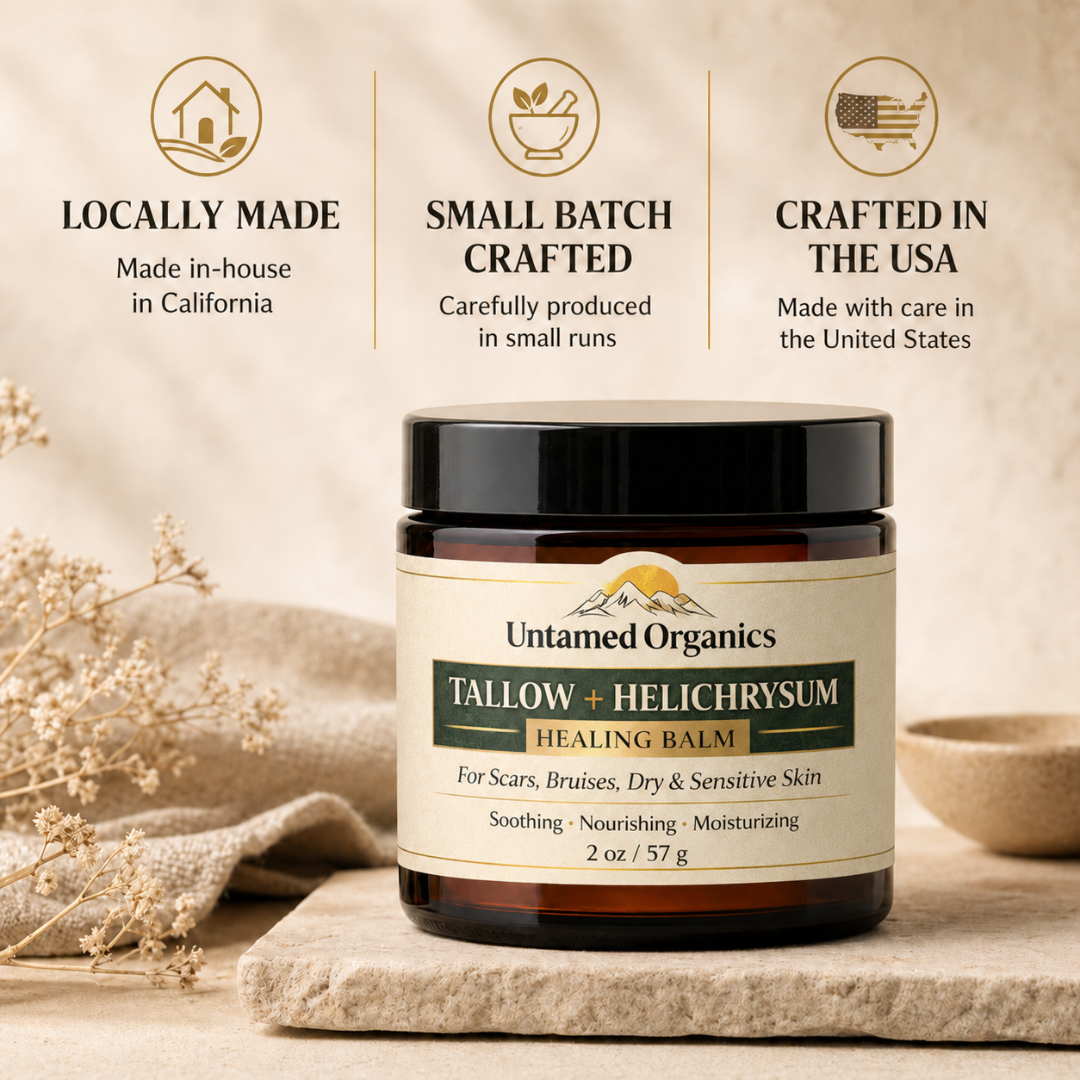 Tallow Helichrysum Restorative Skin Balm - 2 oz