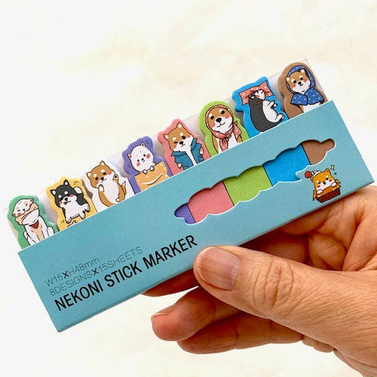 85377 Nekoni Dog Sticky Notes