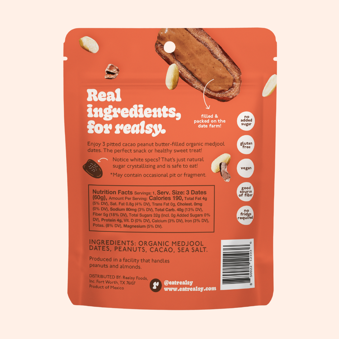 Chocolate Peanut Butter-Filled Medjool Dates