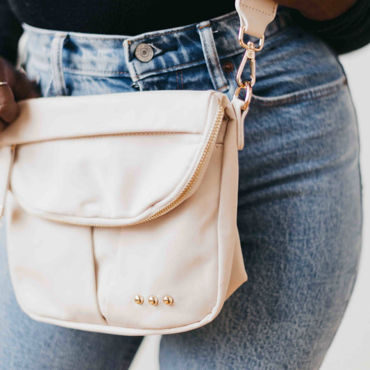 Tilly Crossbody Bag Wholesale: Cream