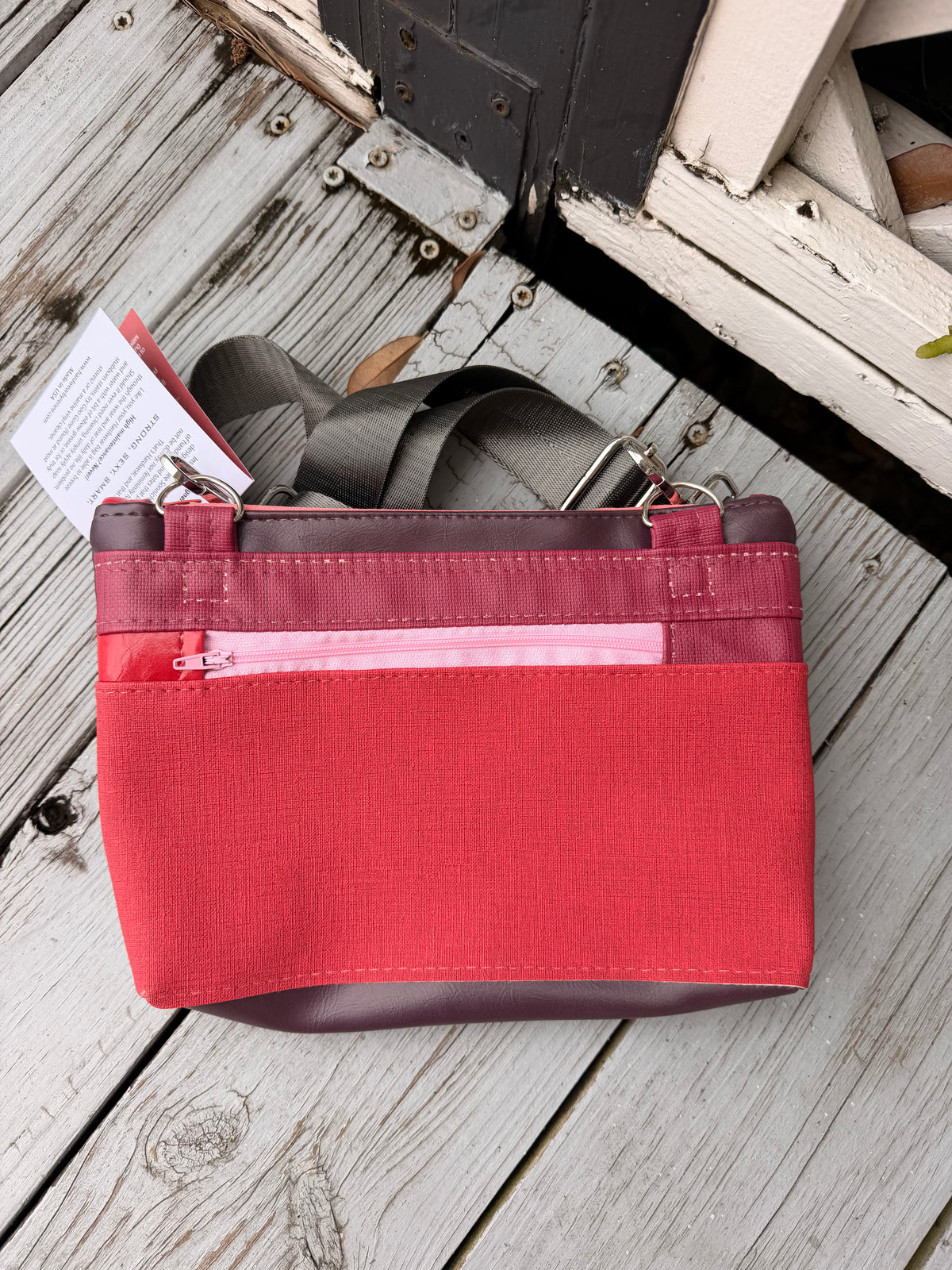 Purple/Red Journey Crossbody purse