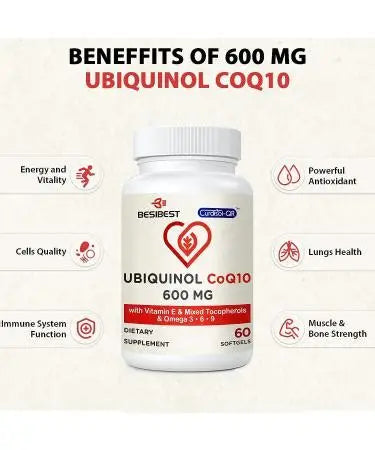 Ubiquinol CoQ10 600mg