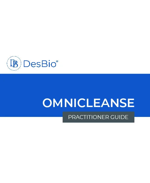 OmniCleanse Booklet- DB-1 book