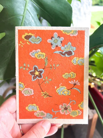 Wildflower Orange Card