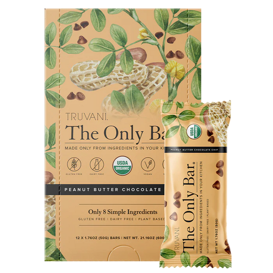 BOX OF 12  The Only Bar Peanut Butter Chocolate Chip