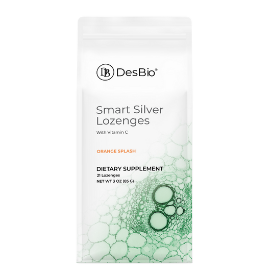 Smart Silver Lozenges Orange Splash 21ct
