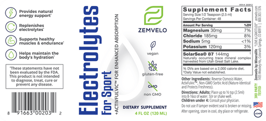 Electrolytes for Sport Zemvelo