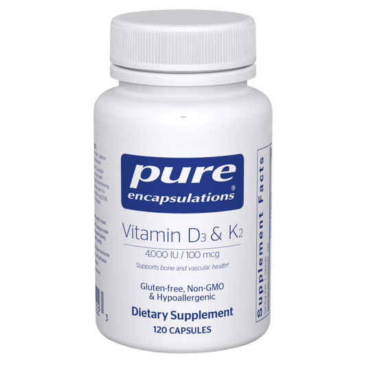 Vitamin D3 & K2 120 count