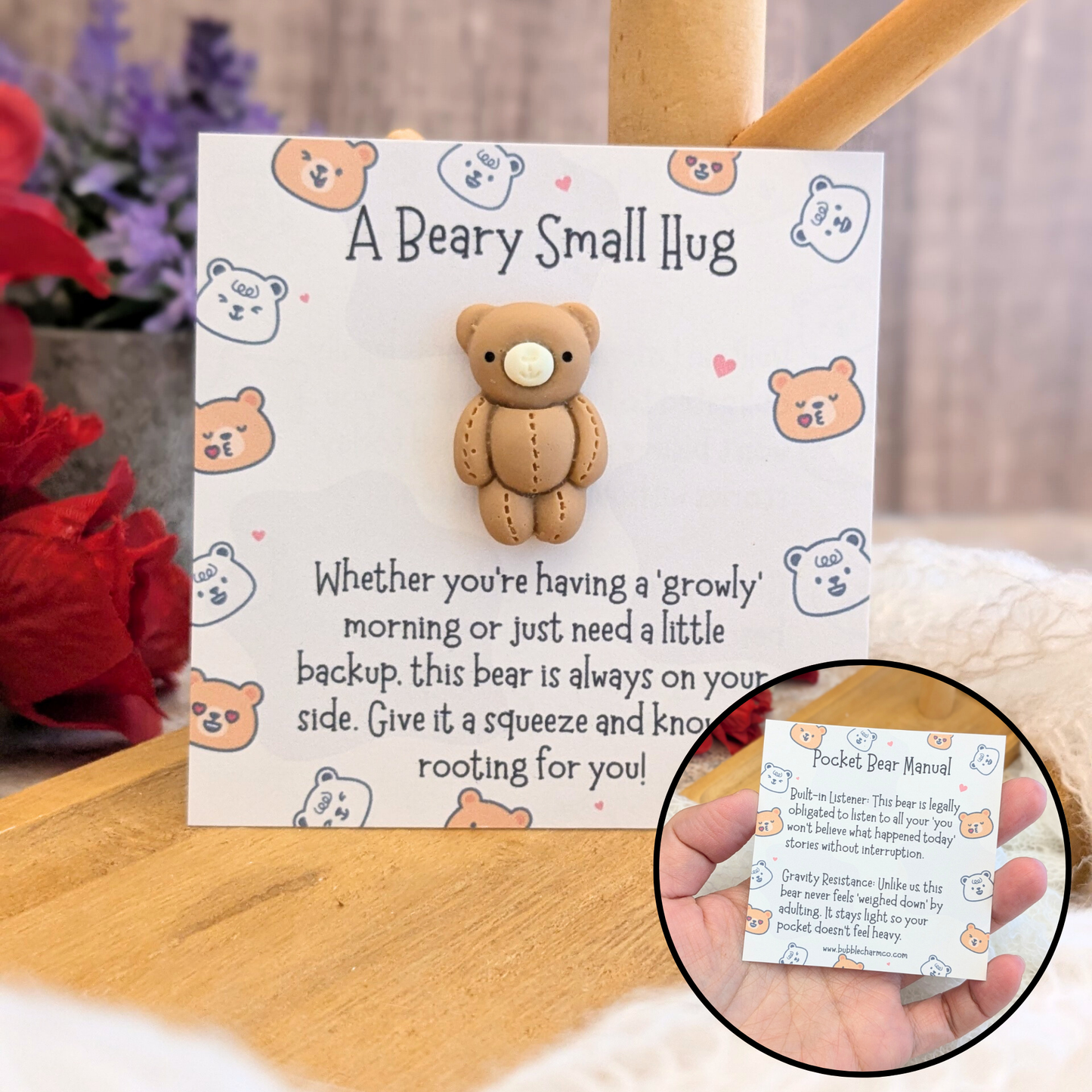 Emotional Support Pocket Hug Card All Occasion Keepsake