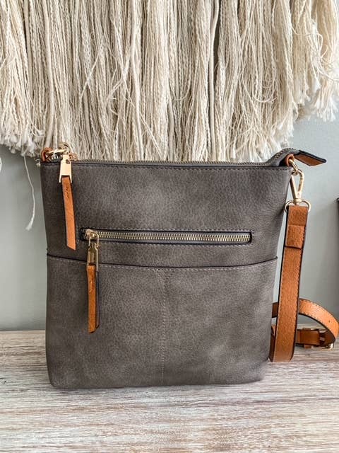 LQF038Z Fashion Crossbody Bag: Peach